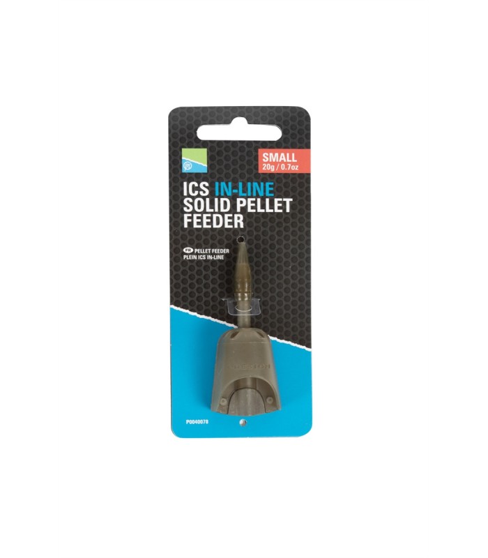 PRESTON ICS IN-LINE SOLID PELLET FEEDER small 20gr