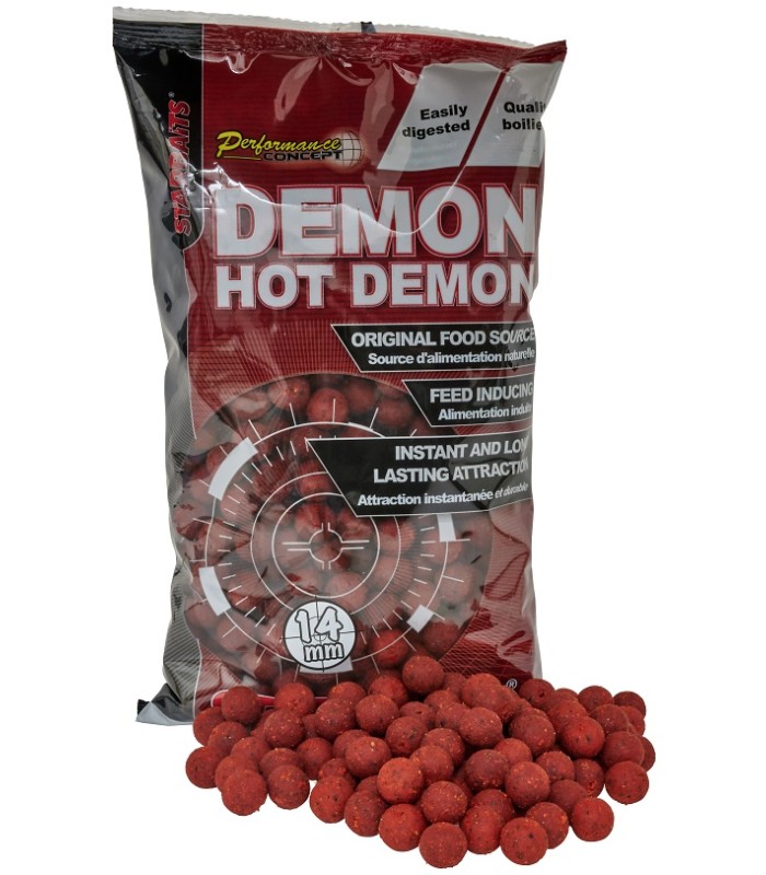 Starbaits Hot Demon Boiles 14mm 800gr